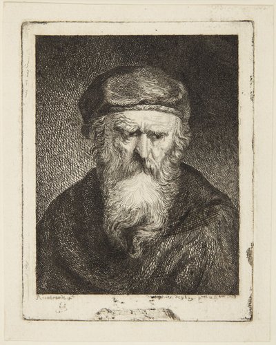 Atrabilarny starzec autorstwa Rembrandt van Rijn