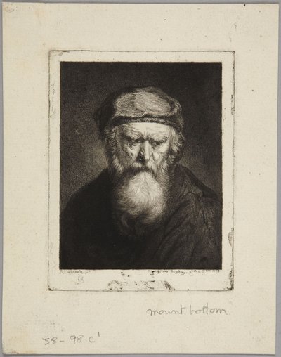 Atrabilny starzec autorstwa Rembrandt van Rijn