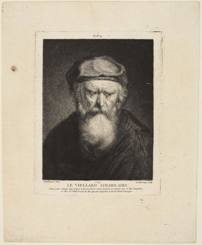 Zrzędliwy starzec autorstwa Rembrandt van Rijn