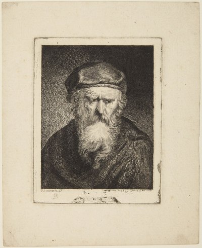 Zrzędliwy starzec autorstwa Rembrandt van Rijn