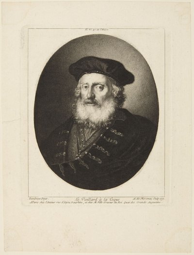 Starzec w berecie autorstwa Rembrandt van Rijn