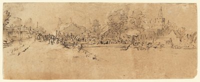 Widok Diemen autorstwa Rembrandt van Rijn
