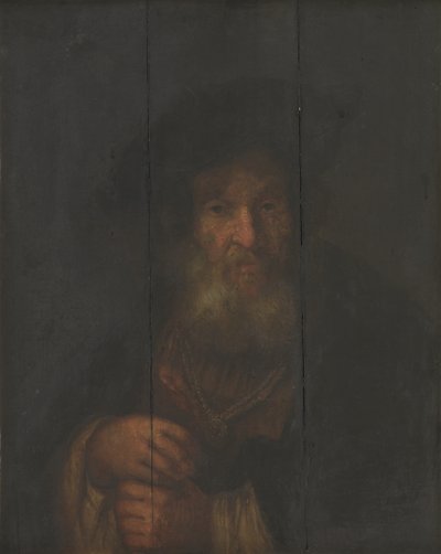 Portret starego Żyda autorstwa Rembrandts skole