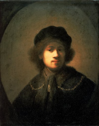 Portret artysty jako młodzieńca autorstwa Rembrandt van Rijn