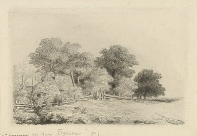 Gospodarstwo przy ogrodzeniu autorstwa Remigius Adrianus Haanen