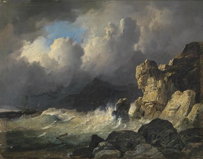 Burzliwe wybrzeże autorstwa Remigius Adrianus Haanen
