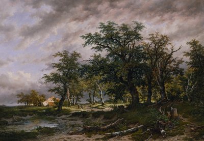 Duży holenderski krajobraz autorstwa Remigius Adrianus van Haanen