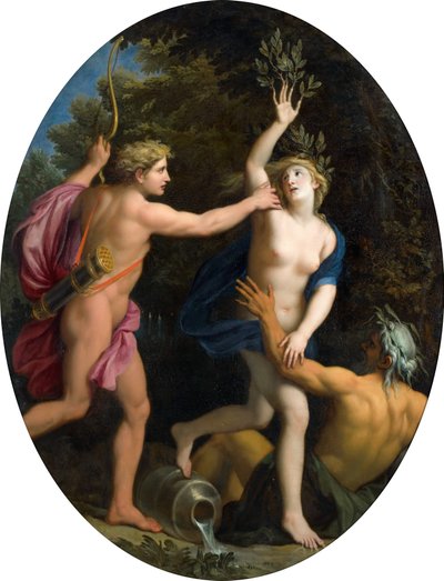 Apollo i Daphne autorstwa René Antoine Houasse