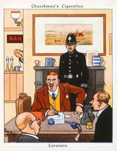 Koronerzy (druk kolorowy) autorstwa René Bull