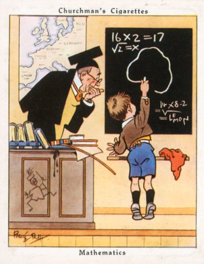 Matematyka (druk kolorowy) autorstwa René Bull