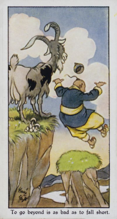 Wyjście poza jest tak złe, jak upadek (kolor lito) autorstwa René Bull