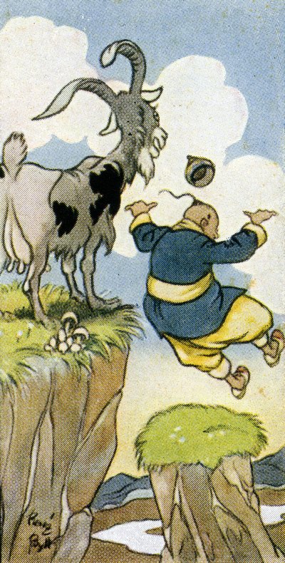 „Wykroczenie poza to jest tak złe, jak nietrafienie”, 1932 autorstwa René Bull