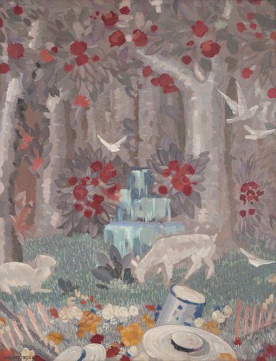 Panel dekoracyjny (fragment) autorstwa René Fontayne