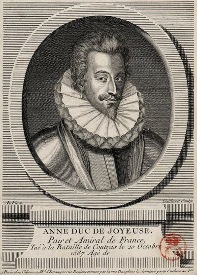 AnnedeJoyeuseEngraving02 autorstwa Rene Gaillard
