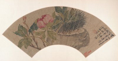 Piwonia, XIX wiek. autorstwa Ren Xiong