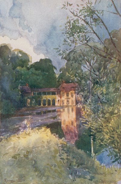 Przysiółek Petit Trianon, Wersal autorstwa Rene Binet