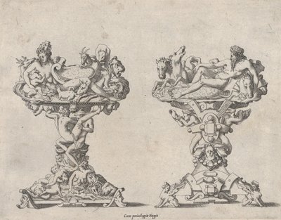 Dwie solniczki, XVI-XVII w. autorstwa Rene Boyvin