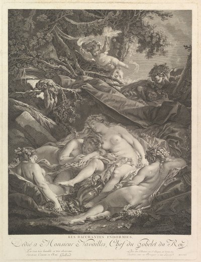 Śpiące Bachantki Śpiące Bachantki, XVIII wiek. autorstwa Rene Gaillard