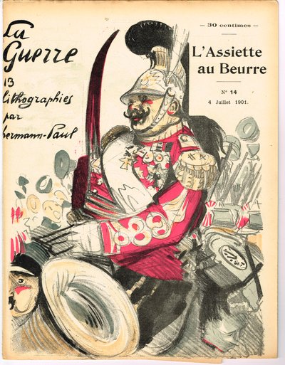 Okładka „The Butter Plate”, Satyryczna w Kolorach autorstwa Rene George Hermann Paul