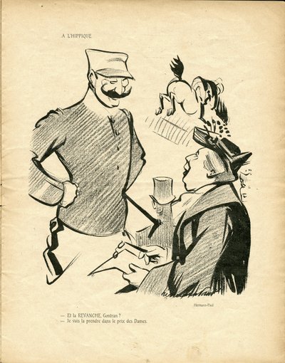 Ilustracja Hermanna-Paula (1864-1940) w Dzikiej kaczce autorstwa Rene George Hermann Paul