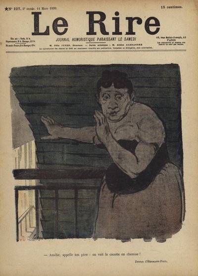 Ilustracja do Le Rire autorstwa Rene George Hermann Paul