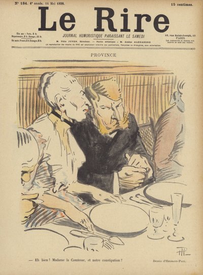 Ilustracja do Le Rire autorstwa Rene George Hermann Paul