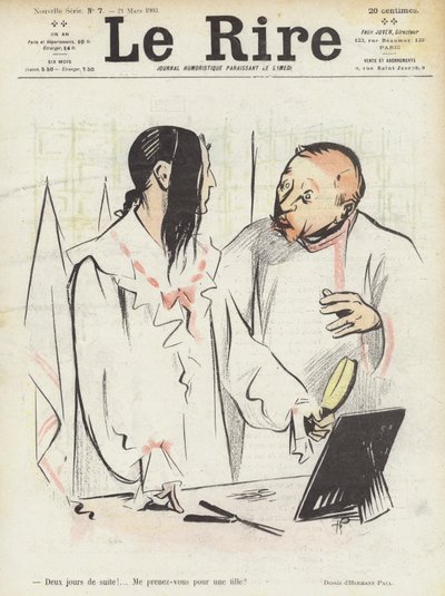 Ilustracja do Le Rire autorstwa Rene George Hermann Paul