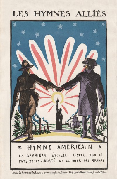 Hymny alianckie, 1917 autorstwa Rene George Hermann Paul