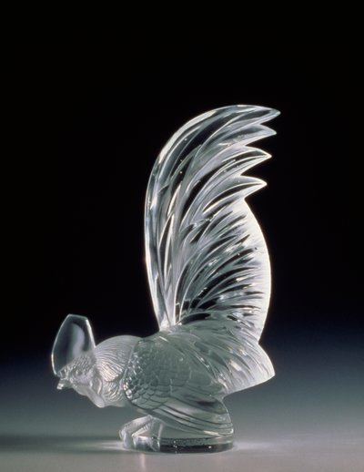 Korek chłodnicy Coq Nain (mały bantam) autorstwa Rene Jules Lalique