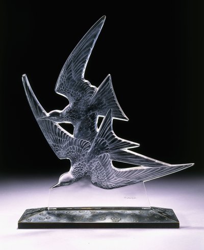 Jaskółki nr 1107 autorstwa Rene Jules Lalique