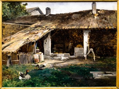Podwórze autorstwa Rene Princeteau