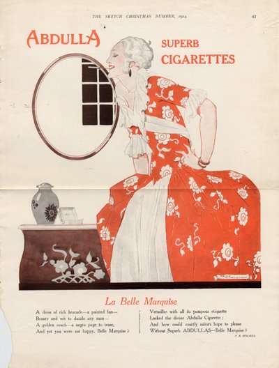 Papierosy Abdulli, 1924 autorstwa Rene Vincent