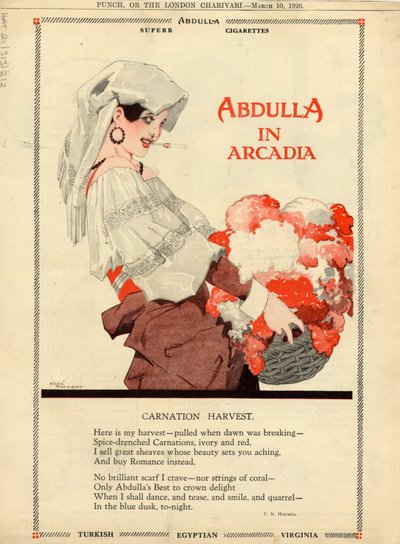 Papierosy Abdulli, 1926 autorstwa Rene Vincent