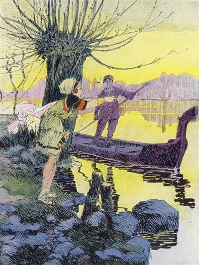 Petite Gauloise przed podbojem rzymskim (kolor lito) autorstwa Rene Vincent