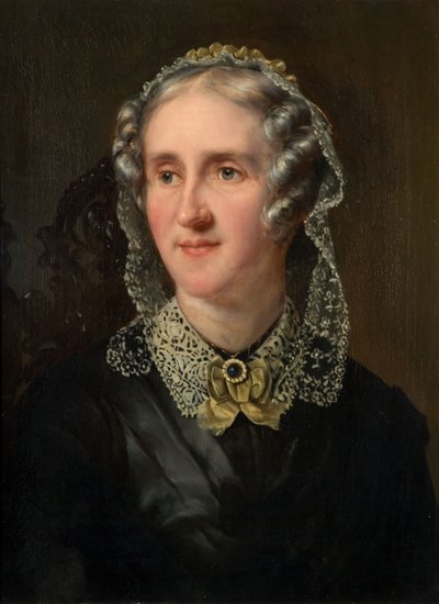 Portret Elizabeth Stockdale Wilkinson 1799-71, 1853. autorstwa Reuben T W Sayers