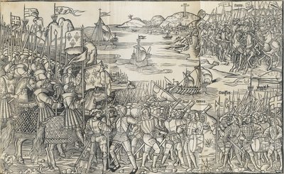 Ilustracja z Podróży do Ziemi Świętej Bernharda von Breidenb autorstwa Reuwich