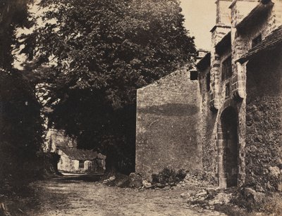 Brama do Borwick Hall, Lancashire, 1855. autorstwa Rev. John Richardson Major
