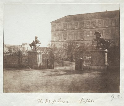 Pałac Królewski, Neapol autorstwa Reverend George Wilson Bridges