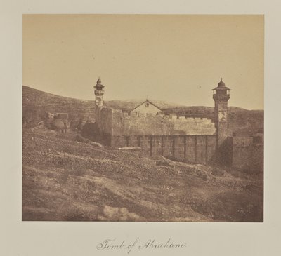 Grobowiec Abrahama. autorstwa Reverend George Wilson Bridges