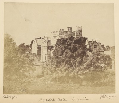 Borwick Hall, Lancashire autorstwa Reverend John Richardson Major