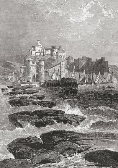Pozzuoli, Neapol, południowe Włochy pod koniec XIX wieku. Z włoskich obrazów ks. Samuela Manninga, opublikowanych około 1890 roku. autorstwa Reverend Samuel Manning