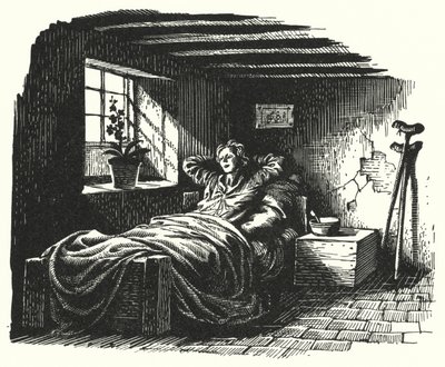 Hans Christian Andersen: Anioł (lito) autorstwa Rex (after) Whistler