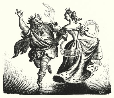 Hans Christian Andersen: Góra elfów (lito) autorstwa Rex (after) Whistler