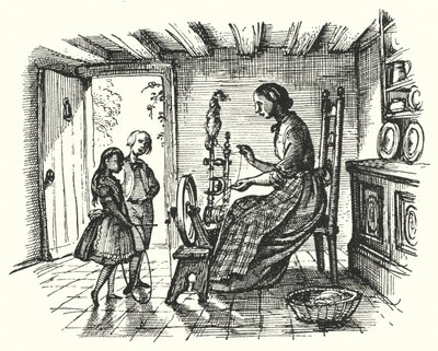 Hans Christian Andersen: Len (lito) autorstwa Rex (after) Whistler