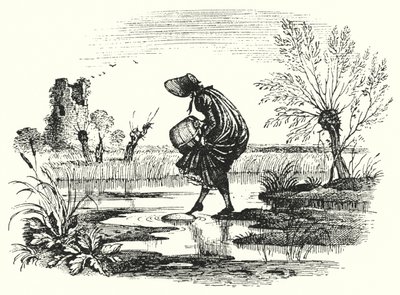 Hans Christian Andersen: Dziewczyna, która nadepnęła na bochenek (lito) autorstwa Rex (after) Whistler