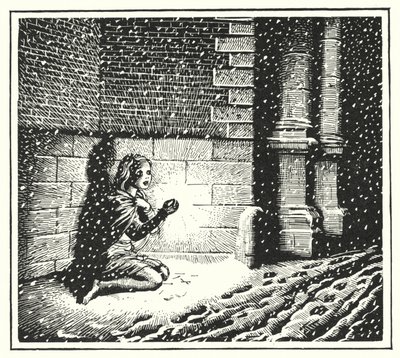 Hans Christian Andersen: Dziewczynka z zapałkami (lito) autorstwa Rex (after) Whistler