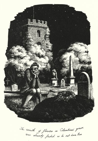 Hans Christian Andersen: Co zobaczył księżyc (lito) autorstwa Rex (after) Whistler