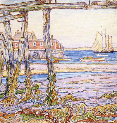 Odpływ, Provincetown autorstwa Reynolds Beal