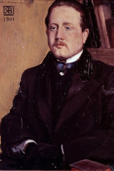 Trinidad Martínez Ruiz (Azorín) autorstwa Ricardo Baroja