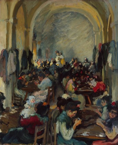 Produkcja cygar w Sewilli, 1899. autorstwa Ricardo Canals y Llambi